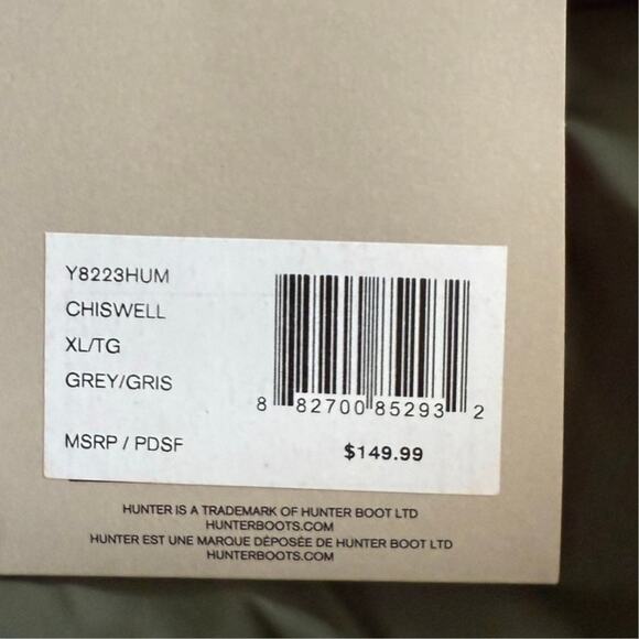 Hunter Chiswell Hooded Insulated Puffer Vest, Gray, XL, NEW! - Picture 5 of 8